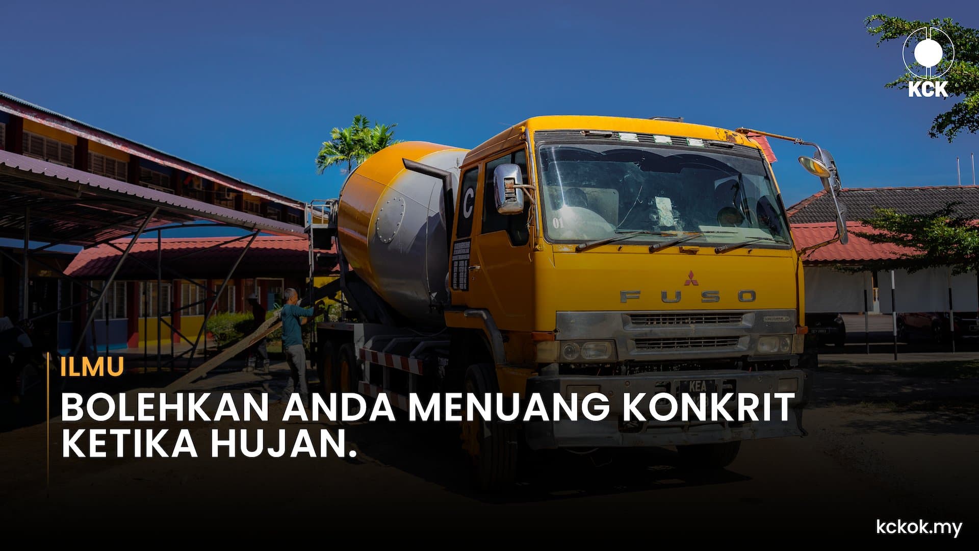 BOLEHKAH ANDA MENUANG KONKRIT KETIKA HUJAN?